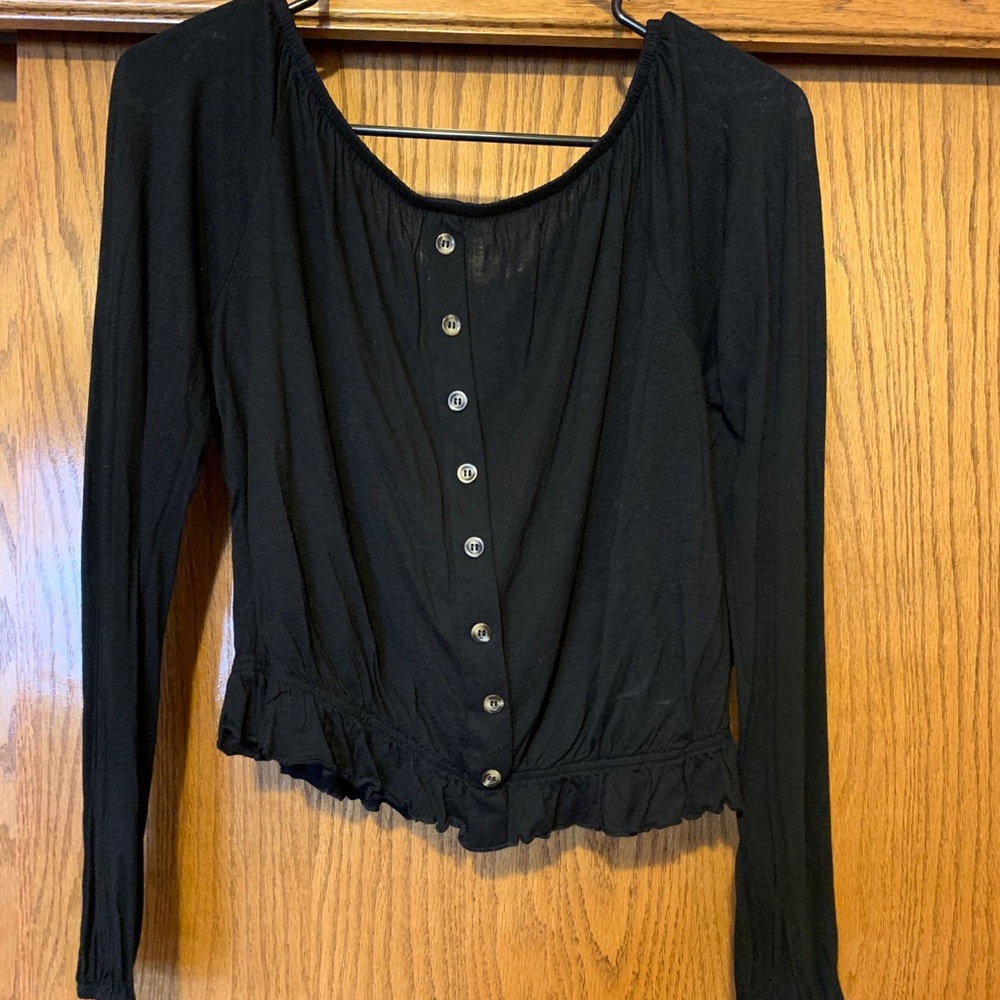 Black Long Sleeve Blouse